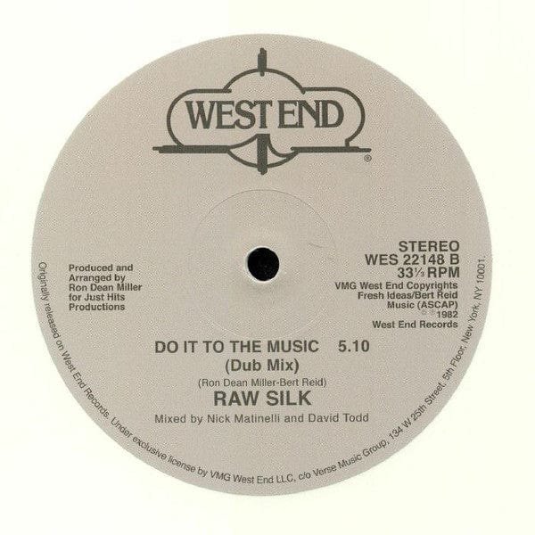 Raw Silk - Do It To The Music (12", RE, RM, RP, Whi) on Further Records at Further Records