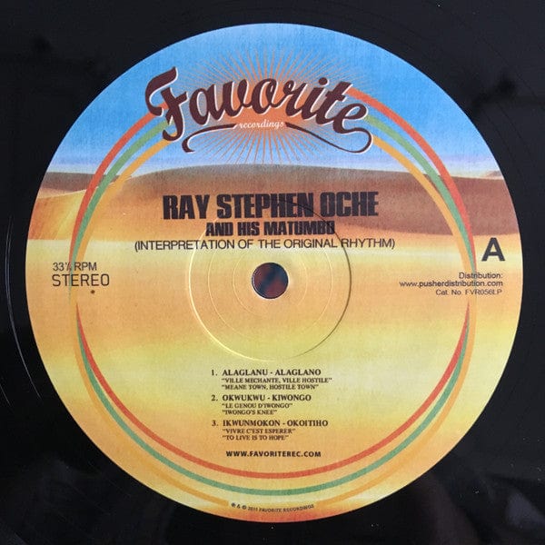 Ray Stephen Oche And His Matumbo – Interpretation Of The Original Rhythm (LP, Favorite Recordings, 2011) Image 5