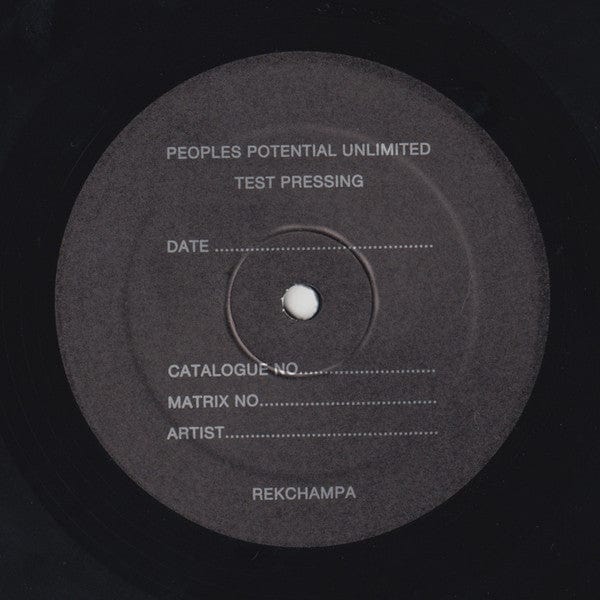 REKchampa – Untitled (LP, Peoples Potential Unlimited, 2016) Front Cover