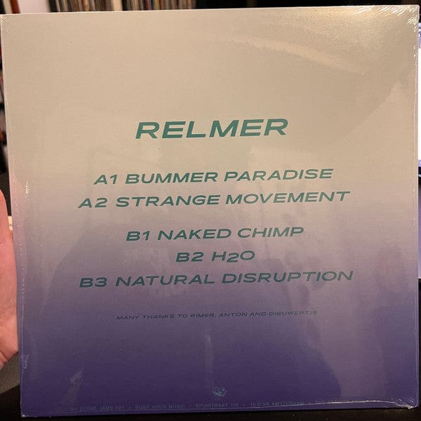Relmer – H2O (12", Rush Hour Store Jams, 2022) Back Cover