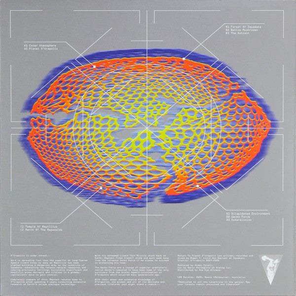 Reptant - Return To Planet X'trapolis (2x12") LKR Records Vinyl