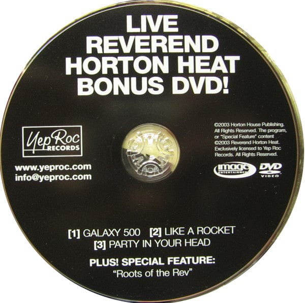 Reverend Horton Heat – Revival (CD+DVD, Yep Roc Records, 2004) Image 5