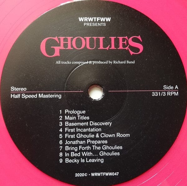 Richard Band - Ghoulies - Original Soundtrack (LP) We Release Whatever The Fuck We Want Records Vinyl 4251804122689