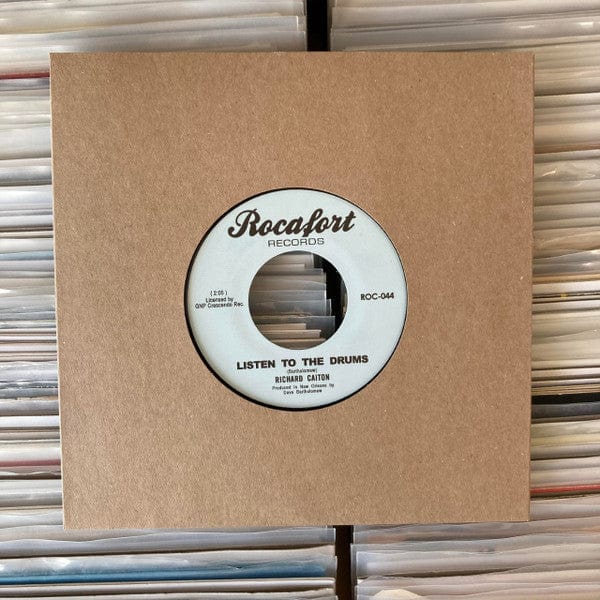 Richard Caiton - Listen To The Drums/ You Look Like A Flower (7") Rocafort Records Vinyl