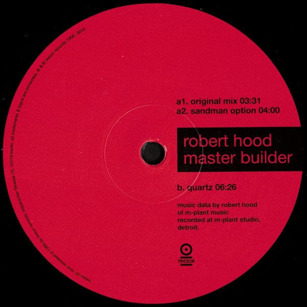 Robert Hood - Master Builder (12", RM) Tresor