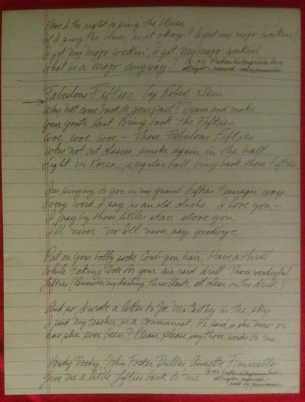 Robert Klein – Child Of The Fifties (LP, Sonic Pressing, Brut Records, 1973) Image 5