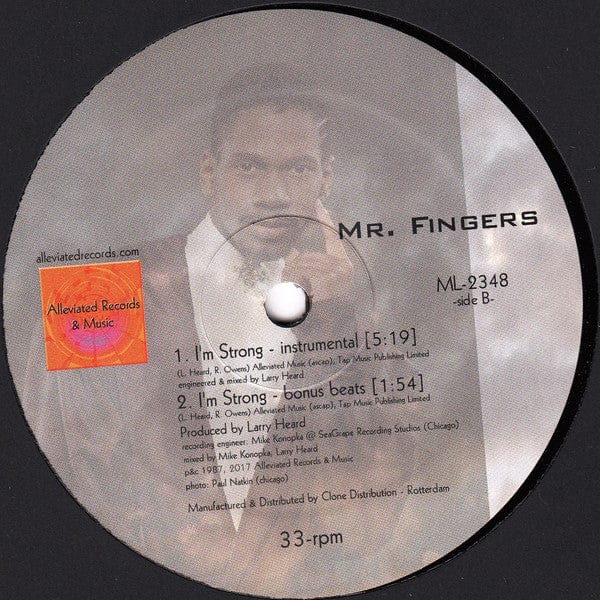 Robert Owens / Mr. Fingers - I'm Strong (12") Alleviated Records Vinyl