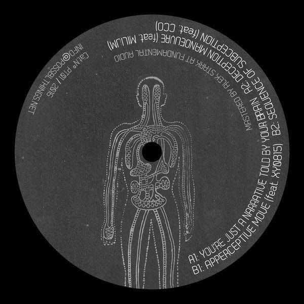 Robyrt Hecht – Percept (12", Possblthings Records, 2016) Back Cover