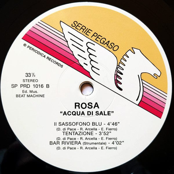 Rosa (49) - Acqua Di Sale (12") Periodica Records, Periodica Records Vinyl