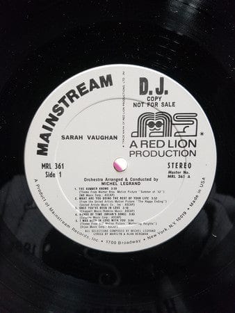 Sarah Vaughan Michel Legrand – Orchestra Arranged And Conducted By Michel Legrand (LP, Gatefold, Mainstream Records, 1972) Front Cover