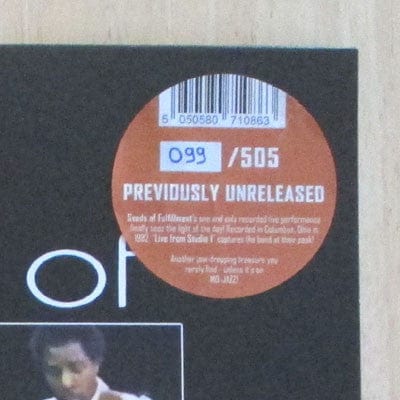 Seeds Of Fulfillment – Live From Studio 1 (LP, Mo-Jazz Records, 2019) Image 3