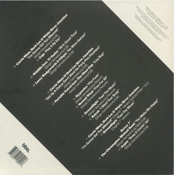 Serge Gamesbourg – Boston Goes Disco! (Obscure Disco, Boogie And Modern Soul From Boston, Mass. And The Surrounding Areas) (3x12"+7", BBE, 2018) Back Cover