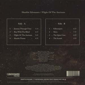 Shaolin Afronauts – Flight Of The Ancients (LP, Freestyle Records, 2011) Back Cover
