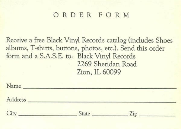 Shoes – Present Tense/Tongue Twister (CD, Black Vinyl Records, 1988) Image 5