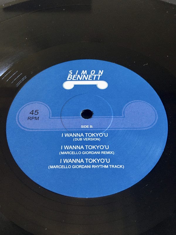 Simon Bennett - I Wanna Tokyo'u (12") Giorgio Records Vinyl