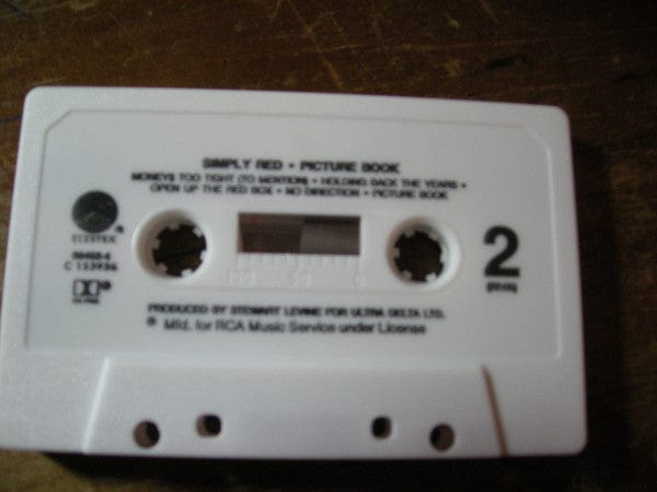 Simply Red - Picture Book (Cassette) Elektra Cassette 07559604524
