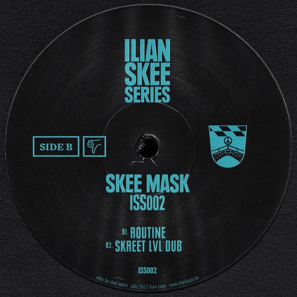 Skee Mask – ISS002 (12", Ilian Tape, 2017) Back Cover