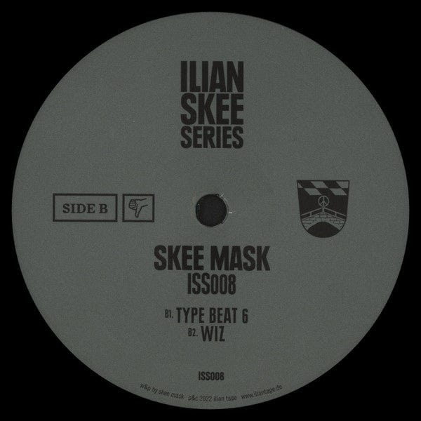 Skee Mask – ISS008 (12", Ilian Tape, 2022) Back Cover