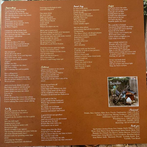 Slaughter Beach, Dog – Birdie (LP, Olive, Lame-O Records, 2022) Image 5