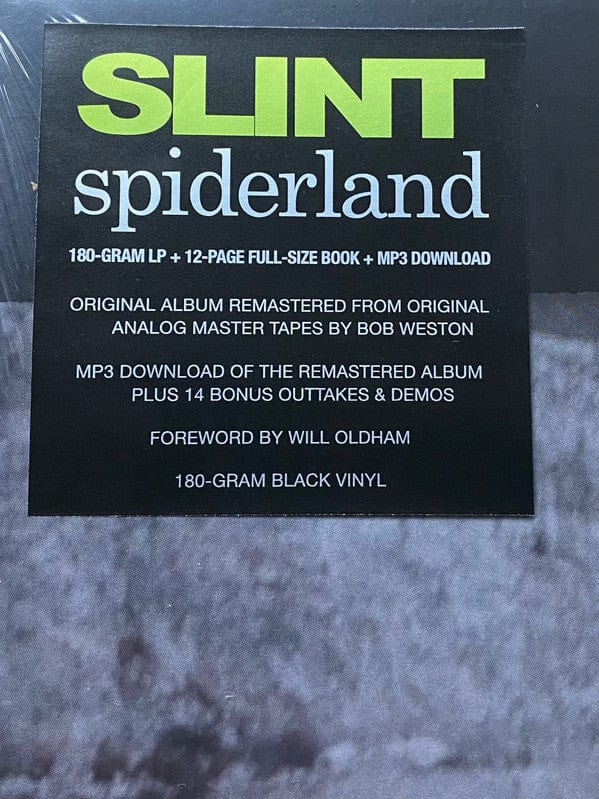 Slint – Spiderland (LP, 180 Gram, Gatefold, Touch And Go, 2022) Front Cover