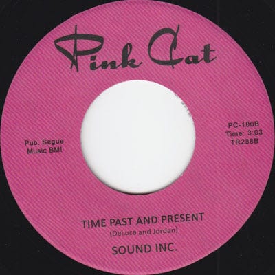 Sound Inc. – My World Can Be Yours / Time Past And Present (7", Pink Cat, 2021) Back Cover