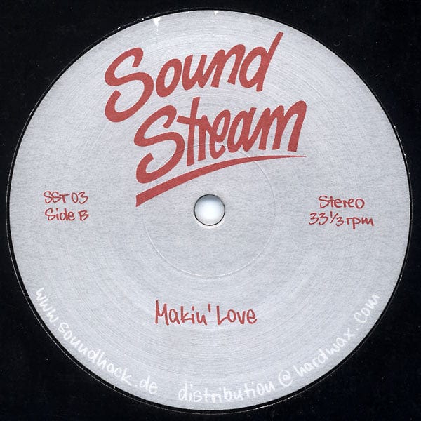 Sound Stream – Love Jam (12", Sound Stream, 2006) Back Cover
