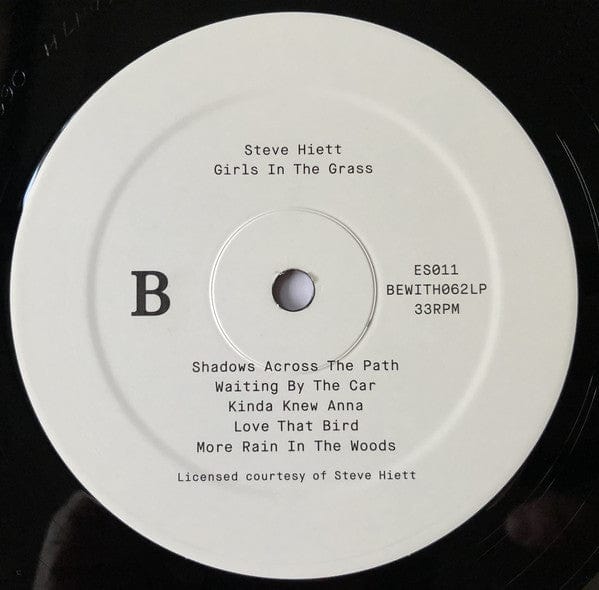 Steve Hiett – Girls In The Grass (LP, Efficient Space, 2019) Image 5