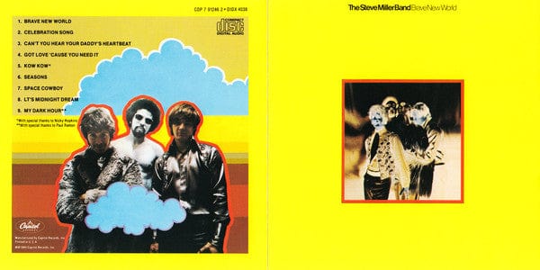 Steve Miller Band - Brave New World (CD) Capitol Records CD 077779124626