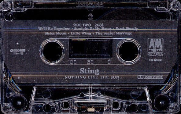 Sting – ...Nothing Like The Sun (Cassette, A&M Records, 1987) Image 5