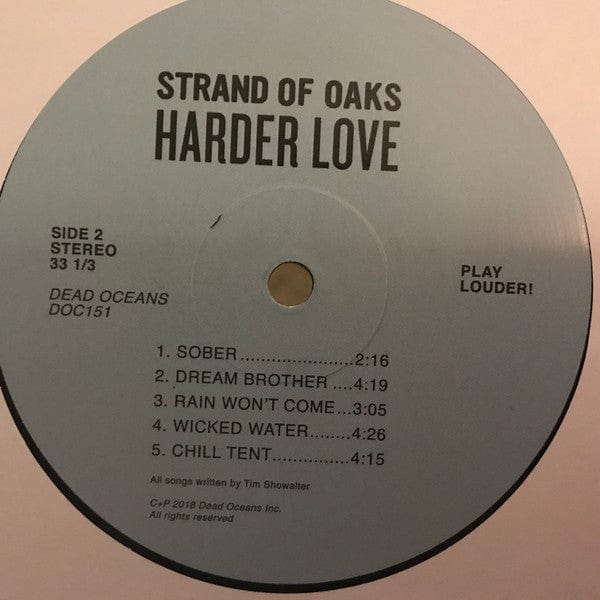 Strand Of Oaks – Harder Love (LP, Dead Oceans, 2018) Image 3