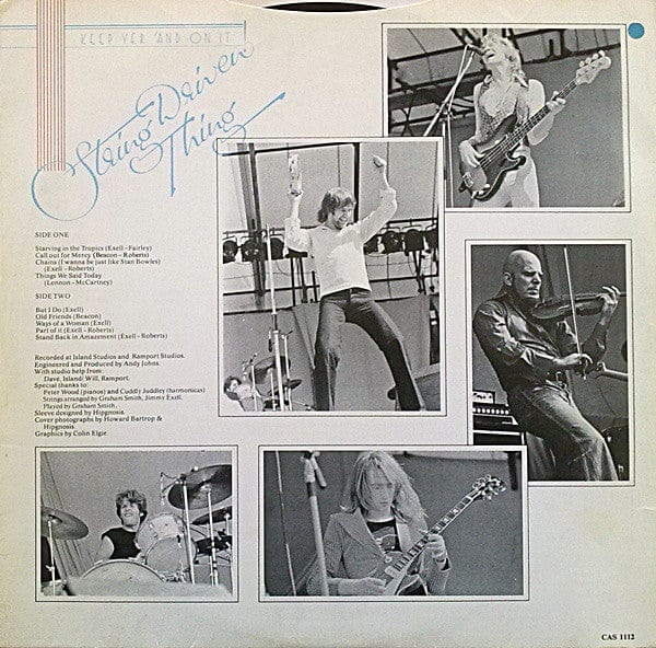 String Driven Thing – Keep Yer 'And On It (LP, Charisma, 1976) Image 5