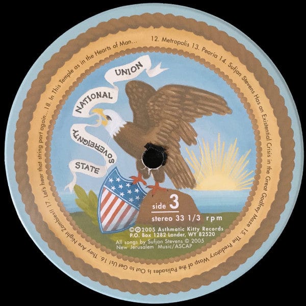 Sufjan Stevens – Illinois (2xLP, CA, Asthmatic Kitty Records, 2016) Image 5