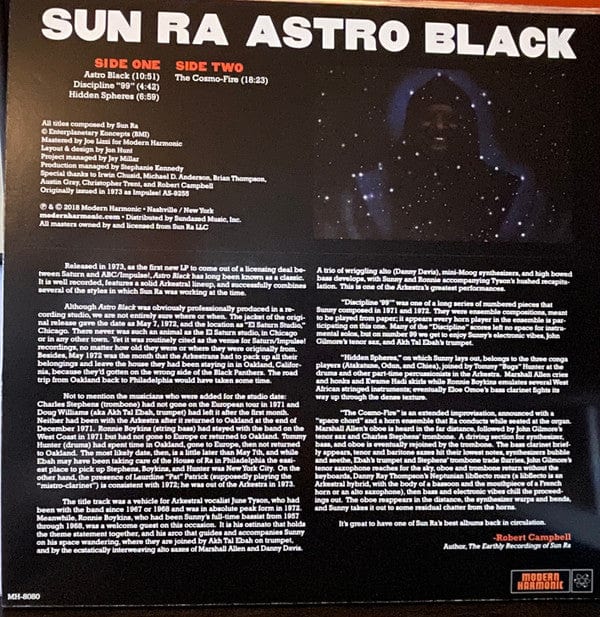 Sun Ra – Astro Black (LP, Modern Harmonic, 2021) Image 4
