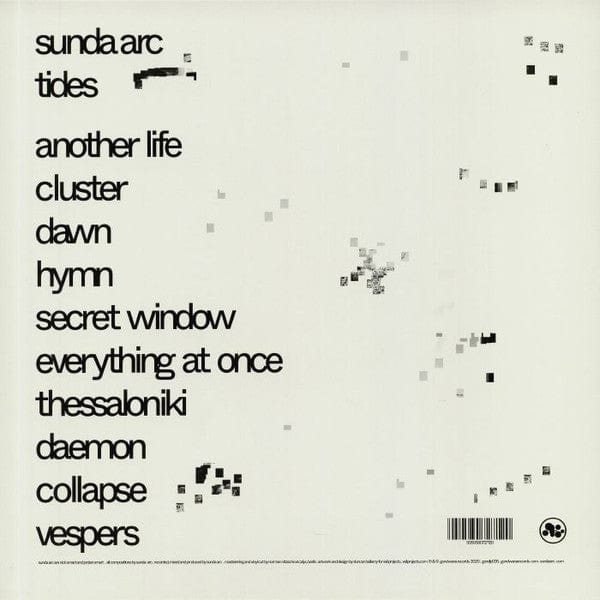 Sunda Arc – Tides (LP, Gondwana Records, 2020) Back Cover