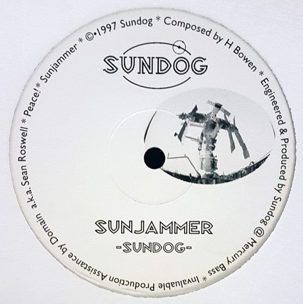 Sundog Liquid Green – Emerge From The Darkness / Sunjammer (12", Sundog & Liquid Green, 1997) Back Cover