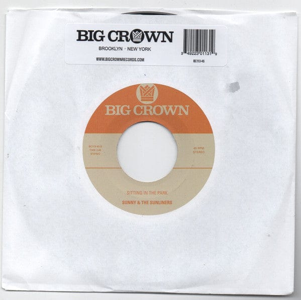 Sunny & The Sunliners – I Can Remember (7", Big Crown Records, 2022) Front Cover