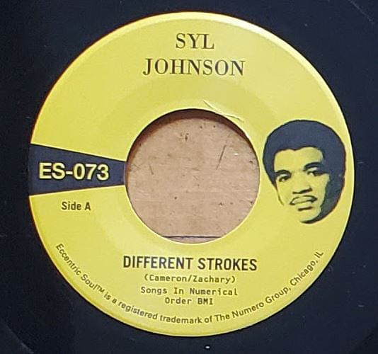 Syl Johnson – Different Strokes / Is It Because I'm Black (7", Numero Group, 2021) Front Cover