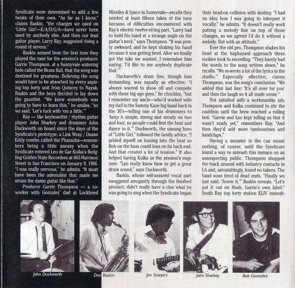 Syndicate Of Sound – Little Girl (CD, Sundazed Music, 1997) Image 5