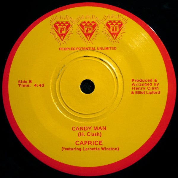 T. M. S. / Caprice (11) - Get The Feelin' / Candy Man (7") Peoples Potential Unlimited Vinyl
