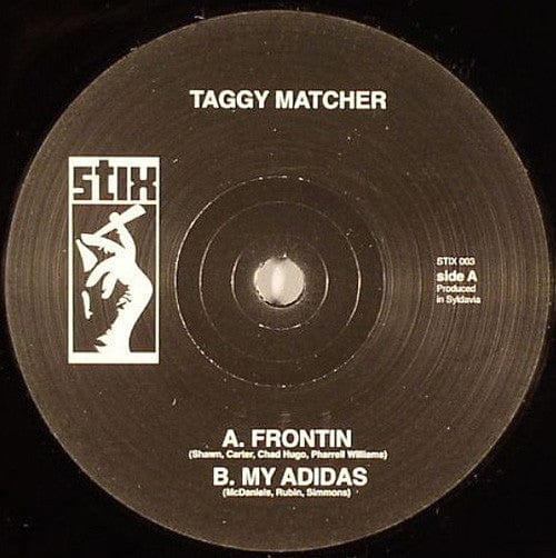 Taggy Matcher – Frontin / My Adidas (7", Stix, 2007) Front Cover