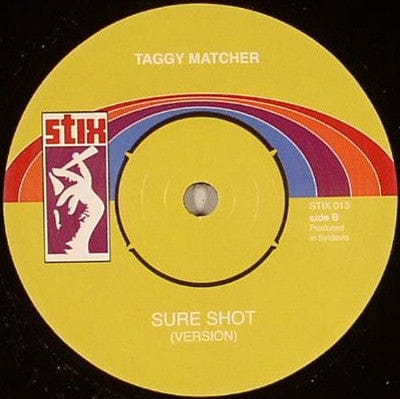 Taggy Matcher – Sure Shot (7", Stix, 2009) Back Cover