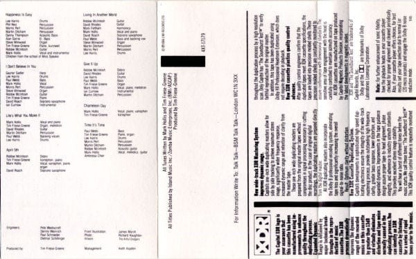 Talk Talk - The Colour Of Spring on EMI America at Further Records