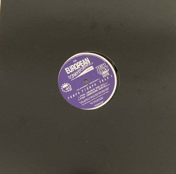 Telephones – Tempo Tiempo Trax 1 (12", European Carryall, 2021) Front Cover