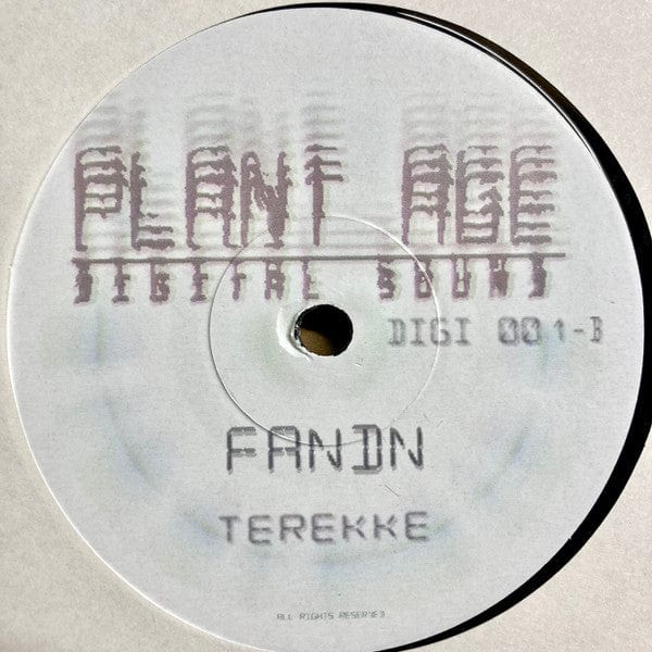 Terekke – 2 The World (7", Plant Age Digital Sound, 2022) Back Cover