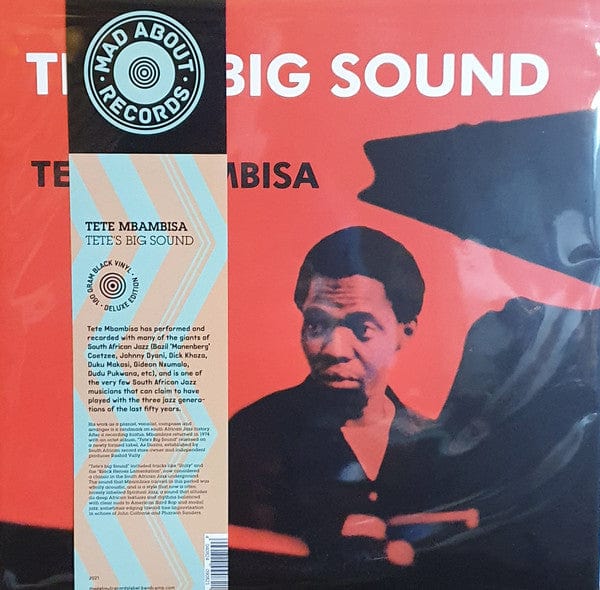 Tete Mbambisa – Tete's Big Sound (LP, 180 Gram, Mad About Records, 2021) Front Cover