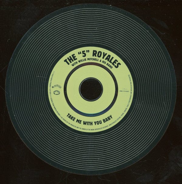 The 5 Royales Willie Mitchell & His Band – Take Me With You Baby (CD, Mimosa, 2000) Image 3
