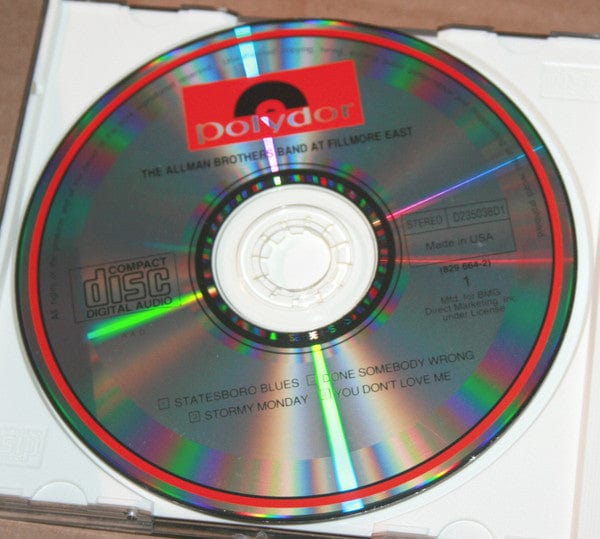 The Allman Brothers Band - The Allman Brothers Band At Fillmore East (2xCD) Polydor, BMG Direct Marketing, Inc. CD