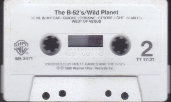 The B-52's – Wild Planet (Cassette, Warner Bros. Records, 1980) Image 5