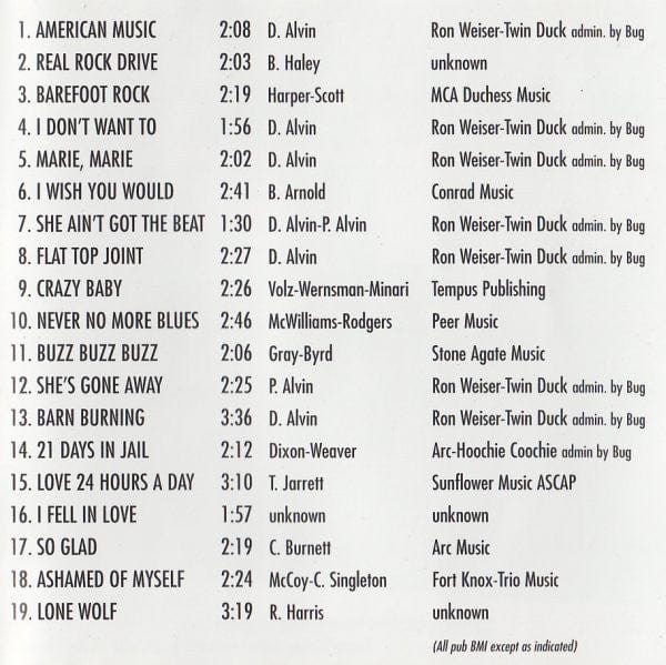 The Blasters - American Music (CD) Hightone Records CD 012928808620