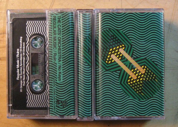 The Cats' Orchestra Regular Music – No Keys / Ruins (Cassette, Field Hymns, 2013) Back Cover
